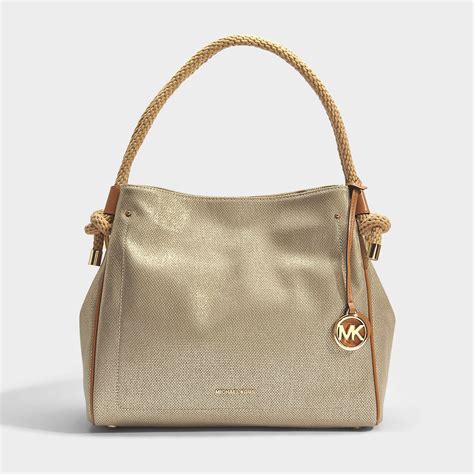 michael kors signature canvas tote|michael kors large grab bag.